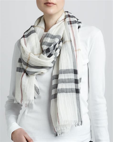 burberry schal gauze ebay|Burberry Gauze Scarf for sale .